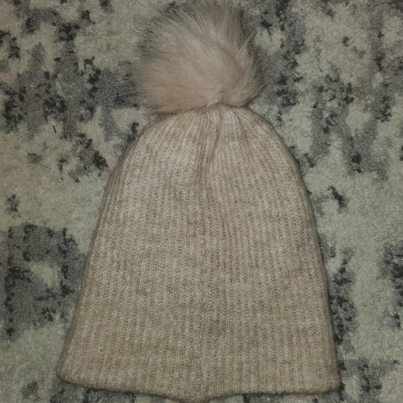 Tan Knit n Cozy Beenie Hat || S/M - Picture 3 of 3